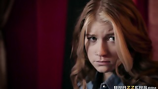 Lil cockslut Arya Fae penalized by Raven Hart in female dom action