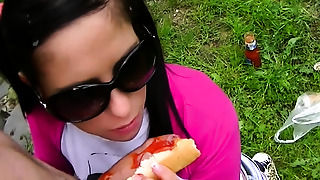 Dishy hottie Leony Aprill gets smashed thoroughly