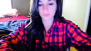 Bubble mounds dark-haired arches Her ample culo Over To Masturbate