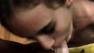 Gorgeous twins enjoy to after soiree so insane deepthroating cock