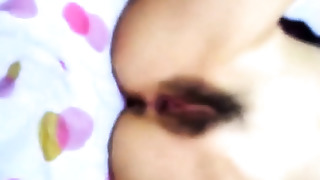 You give Simone Delilah a furry internal cumshot in POV