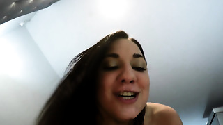 Bootylicious teenager in brief miniskirt pussyrammed