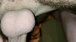 GF gets her cheeks clapped and spunked on