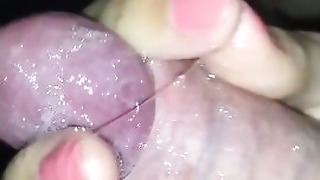 Close up muddy bj from uni student