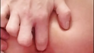 Innocent tiny nubile college girl frigs her cock-squeezing asshole