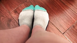 He shot a phat jizm geyser on my adorable socks
