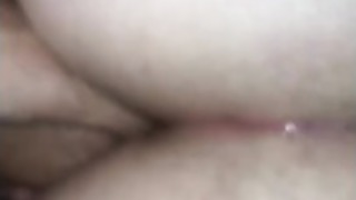 Daddy puts it in my ass - Slippery ass-fuck entry