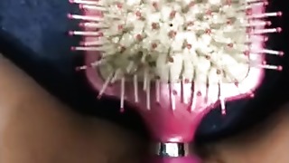 Tight nubile Takes yam-sized Hairbrush inwards Her Add Me On Snap At Jessiefreys