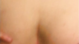 Fingering my girlfriends cock-squeezing lil' asshole