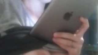 Young lain wifey toying with beaver while i cum