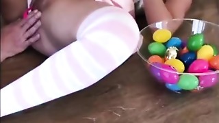 Easter Bunny slurps Rennadel Ryders Pussy