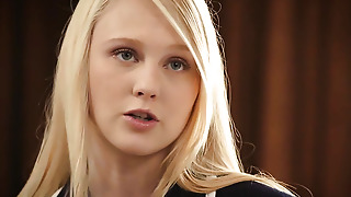 Horny vixen teenager Lily Rader gets smashed by stepdad