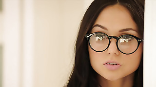 Young stepsisters share everything in multiracial foursome