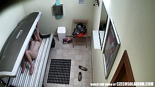 Redhead nubile mildly frolicking with her ideally hairless Pussy