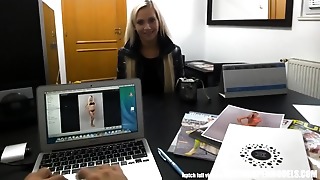 Young wannabe model bangs her agent for nicer job point of view clip