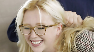 First ass-fuck for super-naughty youthfull blondie Samantha Rone