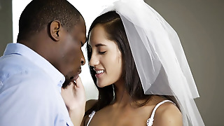 Shy sweetheart Chloe Amour and her very first yam-sized dark-hued penis