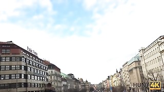 HUNT4K. La mora tettona Jocelyne Z si fa scopare la