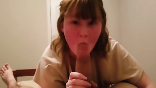 Milking The While His wifey is Downstairs