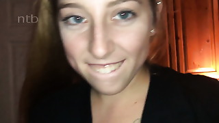 Young fur covered damsel and her dark-hued lover