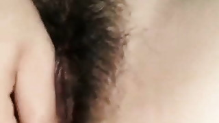 Cute nubile Toothbrush and faux-cock masturbation