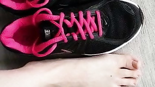 Foot fetish & Shoe Fetish Nike Part.
