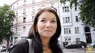 HUNT4K. Adventurous Denisse is glad to have romp for money