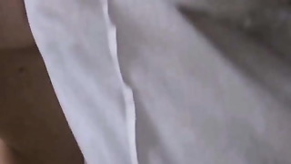 Girlfriend with ideal bod ravages cushion fumbling nipples