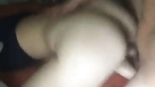Amateur quickie - loud fuck - doggystyle and jizz flow on ass