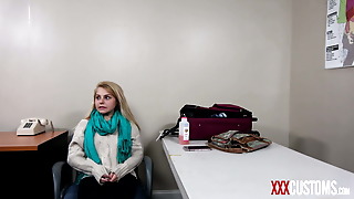 XXXCUSTOMS - Officer Blackmails little towheaded Teen