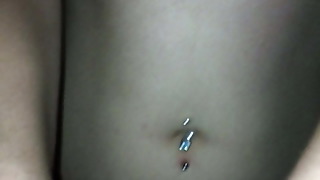 German nubile with enormous titties railing outdoor