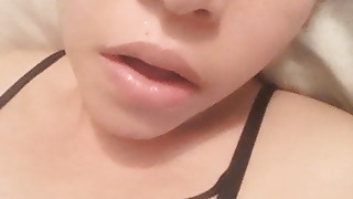 Teen  fits 50 coins in her taut pussy