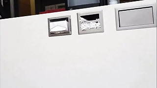 Beauty teenage culo in cock-squeezing ebony pants