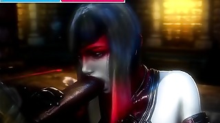 Paragon three dimensional whore with thick chesty screw in Every Hole