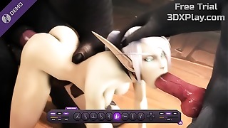 One Blood Elf Takes dual A penis Of Tauren