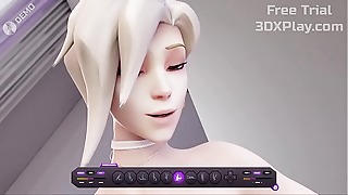 Busty woman From Overwatch luvs Deep A beaver Drilling