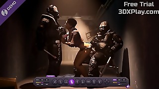 Babe 3 dimensional Alyx Vance Gets  out of a huge Cock