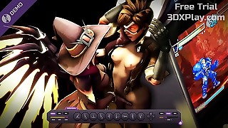 Premium Game  Getting Finger pummels by Mercy