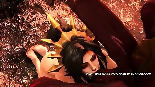 Muscle Monster nails tramp from Premium Game