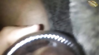 Hot drilling My booty With A Glass Bottle