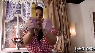 Seductive ultra-cutie Anastasia Brill gropes herself