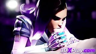 Busty Sombra with handsome figure enjoys to Fucked