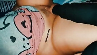 Fucking with my stepsis at midnight, almost caught