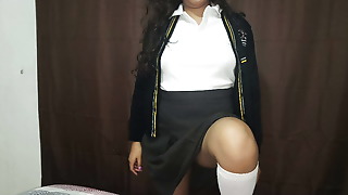 Just what I needed: fucking and swallowing after school