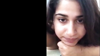 Indian old man with young aunty