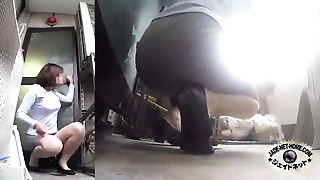 Office Worker Wets Herself In Panic